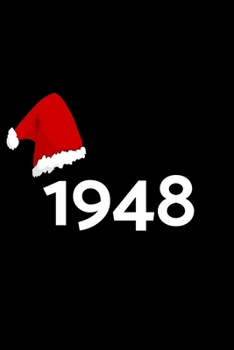 1948: Christmas Theme Gratitude 100 Pages 6" x 9" Notebook