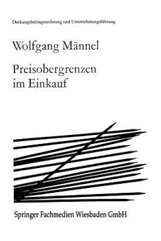 Paperback Preisobergrenzen Im Einkauf [German] Book