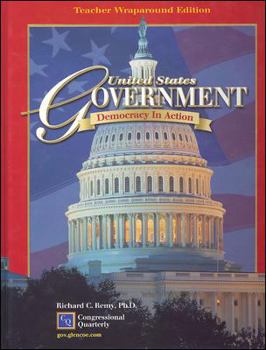 Hardcover United States Government: Democracy in Action (Teacher Wraparound Edition) Book