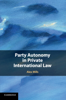 Paperback Party Autonomy in Private International Law Book