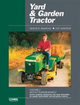 Paperback Yard & Garden Tractor Service Manual: Multi-Cylinder Models Book