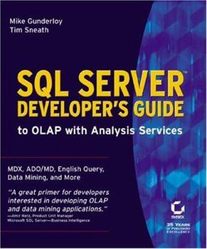 Paperback SQL Server Developer's Guide to OLAP with Analysis Services [With CDROM] Book