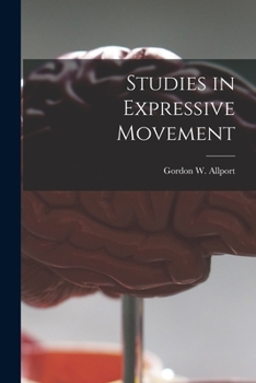 Paperback Studies in Expressive Movement Book