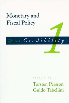 Paperback Monetary and Fiscal Policy, Volume 1: Credibility Book