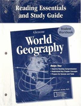 Paperback Glencoe World Geography Reading Essentials and Study Guide Student Workbook Book