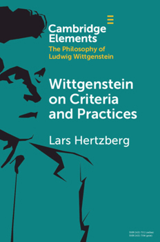 Paperback Wittgenstein on Criteria and Practices Book