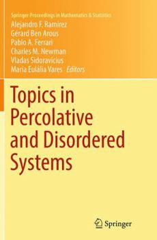 Paperback Topics in Percolative and Disordered Systems Book