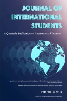 Paperback Journal of International Students 2018 Vol 8 Issue 3 Book