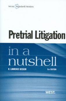 Paperback Pretrial Litigation in a Nutshell (Nutshells) Book