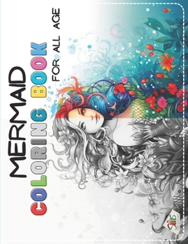 Paperback Mermaid Coloring Book: For all Ages Book