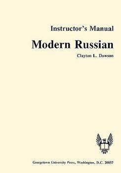 Paperback Modern Russian Instructor's Manual Book