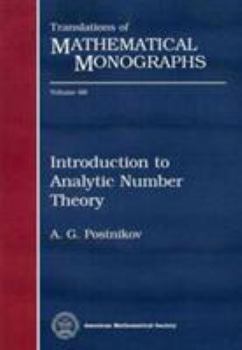Paperback Introduction to Analytic Number Theory (Translations of Mathematical Monographs, 68) Book