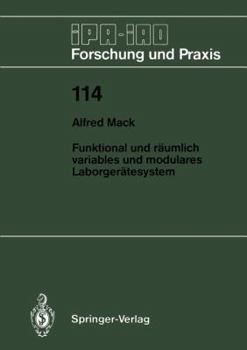 Paperback Funktional Und Räumlich Variables Und Modulares Laborgerätesystem [German] Book