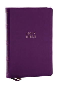 Imitation Leather KJV Holy Bible: Compact Bible with 43,000 Center-Column Cross References, Purple Leathersoft, Red Letter, Comfort Print (Thumb Indexing): King James V Book