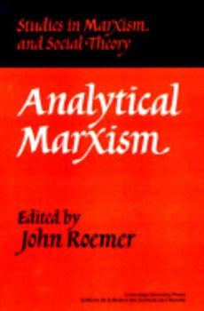 Paperback Analytical Marxism Book