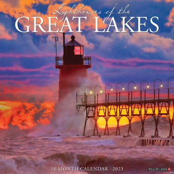 Calendar Lighthouses of the Great Lakes 2023 Wall Calendar Book