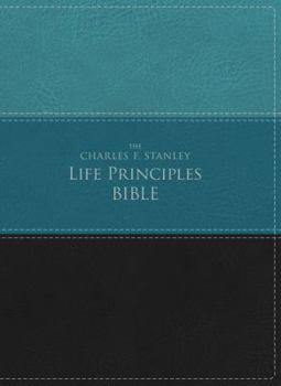 Niv, the Charles F. Stanley Life Principles Bible, Imitation Leather, Green/Black