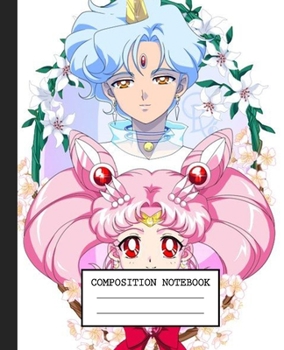 Notebook: Anime Japan Sailor Moon Soft Glossy Cover Graph Paper Pages Book 7.5 x 9.25 Inches 110 Pages