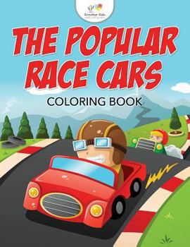Paperback The Popular Race Cars Coloring Book