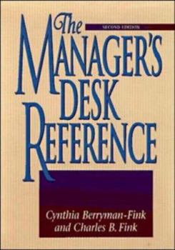Hardcover The Manager's Desk Reference Book