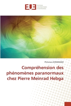 Paperback Compréhension des phénomènes paranormaux chez Pierre Meinrad Hebga [French] Book