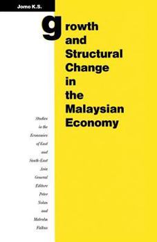 Paperback Growth and Structural Change in the Malaysian Economy Book