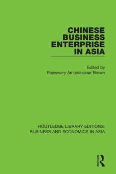 Hardcover Chinese Business Enterprise in Asia Book