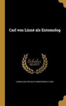 Hardcover Carl von Linné als Entomolog [German] Book