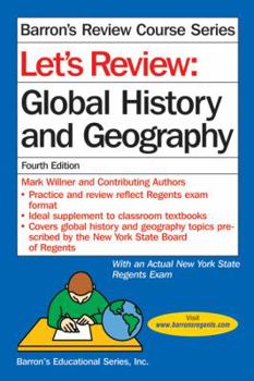 Paperback Let's Review Global History and Geography Book