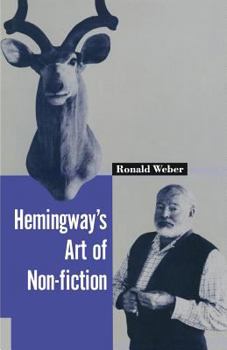 Paperback Hemingway's Art of Non-Fiction Book