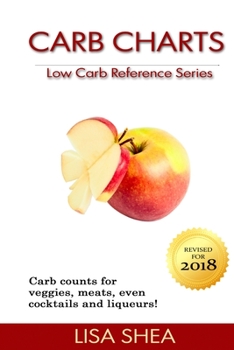 Paperback Carb Charts - Low Carb Reference Book