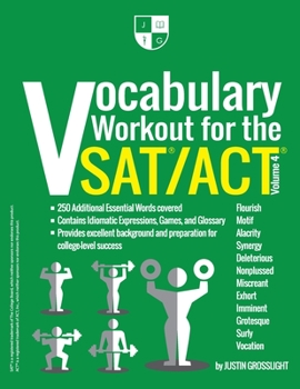 Paperback Vocabulary Workout for the SAT/ACT: Volume 4 Book