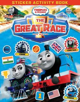 Paperback Thomas & Friends: The Great Race Movie Sticker Book