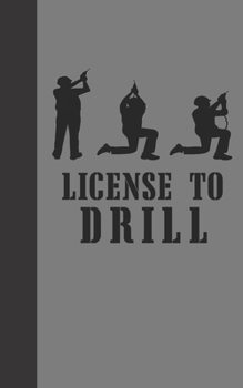 License to Drill Notebook for Handymen & Contractors: 5"x8" graph paper note pad for keeping track of your projects