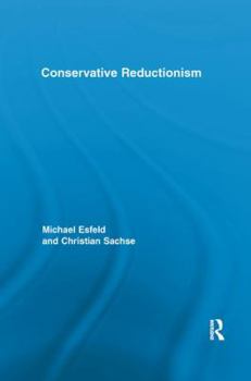 Paperback Conservative Reductionism Book