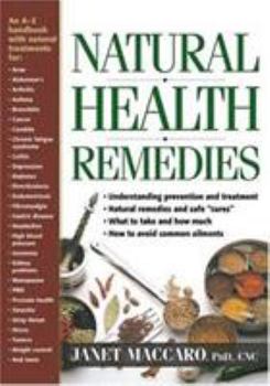 Paperback Natural Health Remedies: An A-Z Handbook with Natural Treatments Book