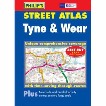 Paperback Tyne and Wear (Philip's Street Atlases) Book