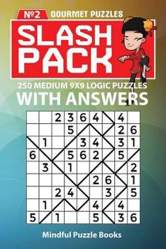 Paperback Slash Pack: 250 Medium 9x9 Logic Puzzles with Answers Book