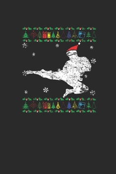 Paperback Ugly Christmas Karate: Dotted Bullet Notebook (6" x 9" - 120 pages) Christmas Themed Notebook for Daily Journal, Diary, and Gift Book