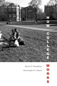 Hardcover How College Works Book