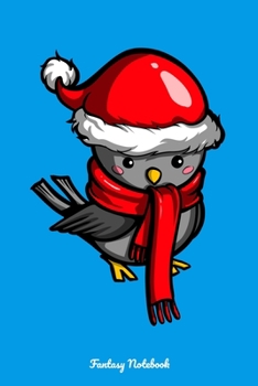 Paperback Fantasy Notebook: Christmas Cockatiel Notebook Book