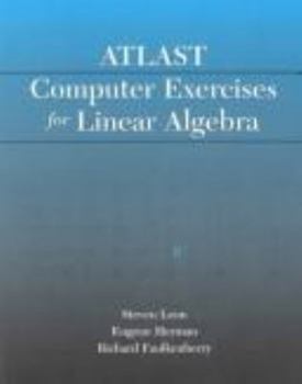 Paperback Atlast: Computer Exercises for Linear Algebra Book