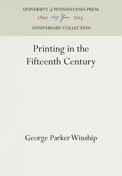 Hardcover Printing in the Fifteenth Century Book