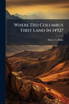 Paperback Where Did Columbus First Land In 1492? Book