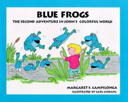 Hardcover Blue Frogs Book
