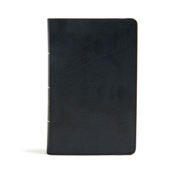 Imitation Leather CSB Large Print Personal Size Reference Bible, Black Leathertouch [Large Print] Book