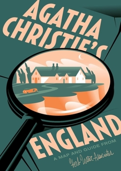 Map Agatha Christie's England: A Map and Guide from Herb Lester Book