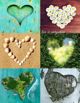 Paperback Love Is Everywhere: 8.5x11 College Ruled Notebook for Lovers Everywhere! Book