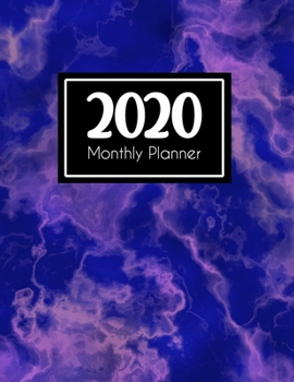 2020 Monthly Planner: Weekly and Monthly | Jan 1, 2020 to Dec 31, 2020 | Calendar Agenda Book | January to December | Cute Appointment & Productivity Organizer 2