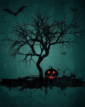 Spooky Night Journal (Dot Grid): A Halloween-time Notebook, 8"x10"